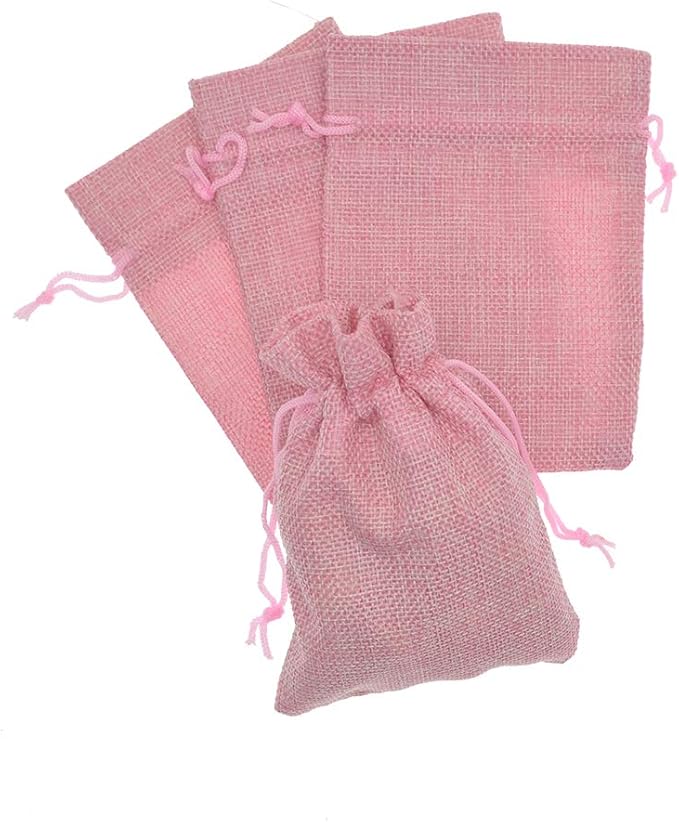 20Pcs Burlap Bags with Drawstring, 5x7 Inch Jute Gift Bags Bulk - Image 3