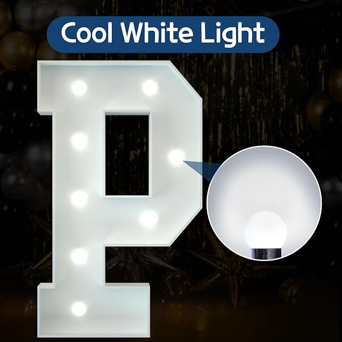 Marquee Letters 3 Feet Tall Large Light Up Letters Baby Shower Decorations - Image 2