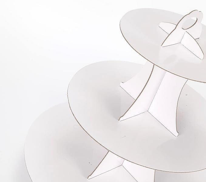 2Pcs 3-Tier Cupcake Stand, Cake Stand holder, Tiered DIY Cupcake Stand Tower - Image 5