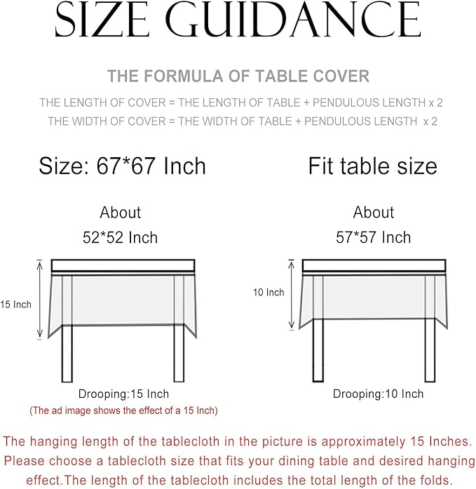 patdrea Designer Vintage Linen Small Square Tablecloth, French Anti-Wrinkle - Image 6