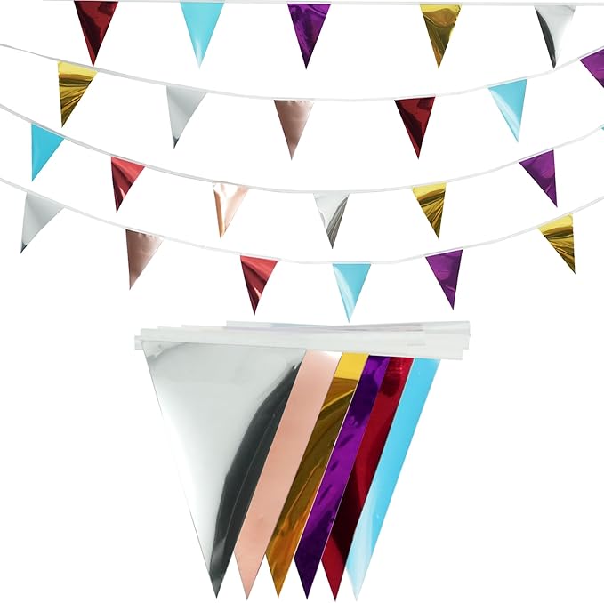 GREATRIL 48 Flags Decorative Pennant Banner, Party Decoration by GREATRIL