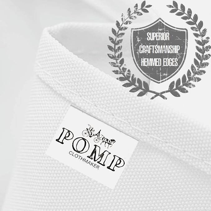 Pomp Black 70" x 70" Poplin Polyester Tablecloth | Wrinkle + Stain Resistant - Image 4
