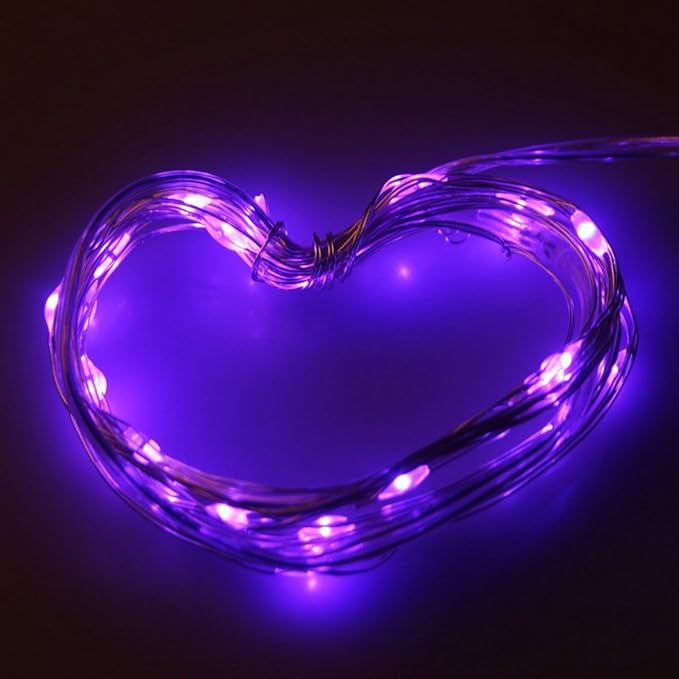 ANJAYLIA LED Fairy String Lights, 16.5Ft/5M 50leds Battery Operated String - Image 2