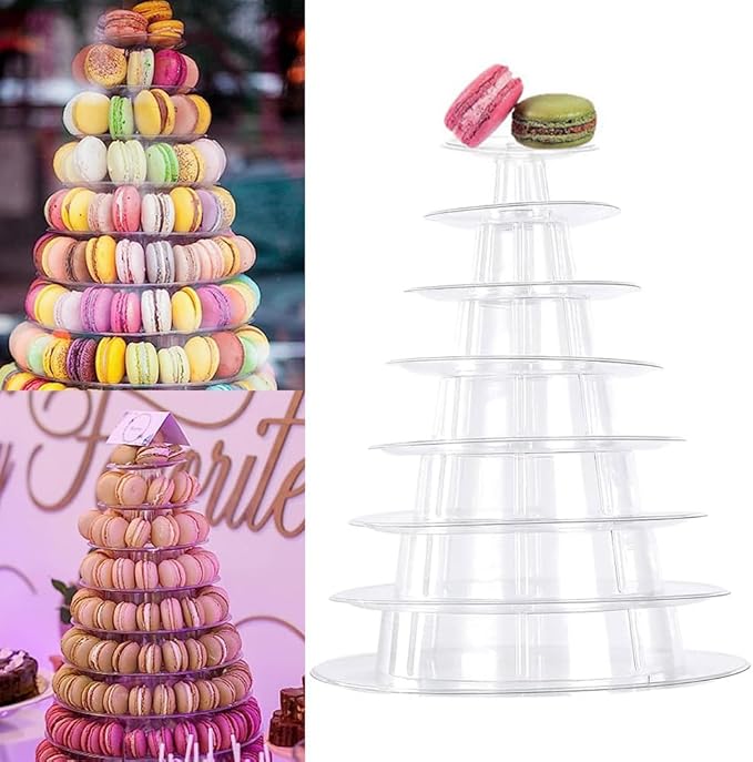 Macaron Tower Stand for Wedding Birthday Party by FellibayDirect