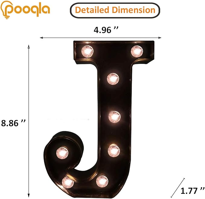 Decorative LED Illuminated Letter Marquee Sign - Image 4