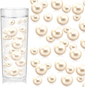100PCS Milk White Faux Pearls Beads by ZEBMOON