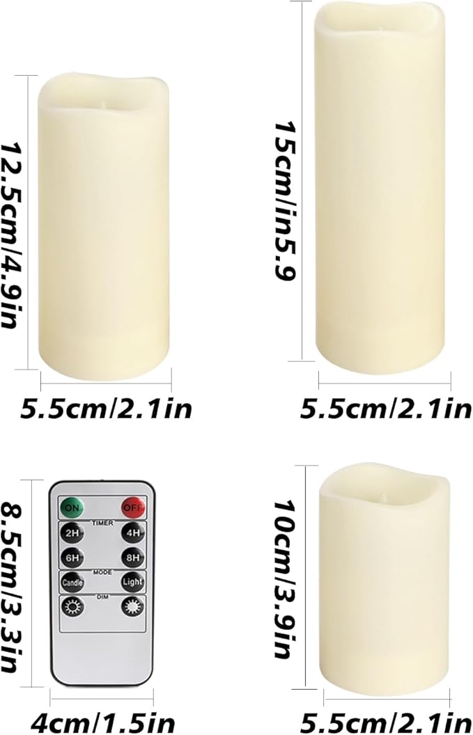 12-Pack LED Flameless Candles - Image 3