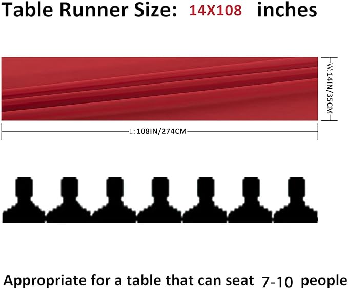 12Pack 9ft Chiffon Table Runner 14x108 Inch Sheer Romantic Table Runner - Image 2