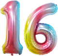 GOER Number 16 Balloons for 16th Birthday Sweet 16 Party Decorations, 42 Inch by GOER