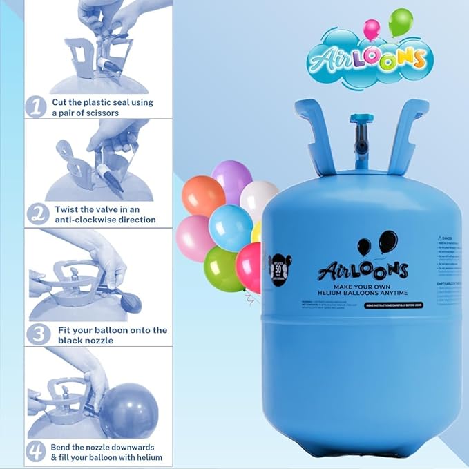 Airloons Helium Tank Balloon Kit - Image 4