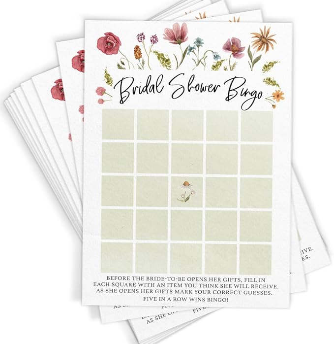 Printed Party Bridal Shower Game Set – 4 Fun Games and Activities - Image 4