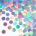 Laser Silver Confetti Holographic Table Decoration by MOWO