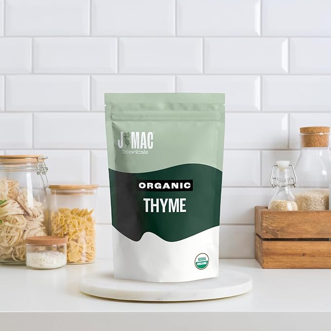 J Mac Botanicals Organic Thyme - 4 oz - Image 4