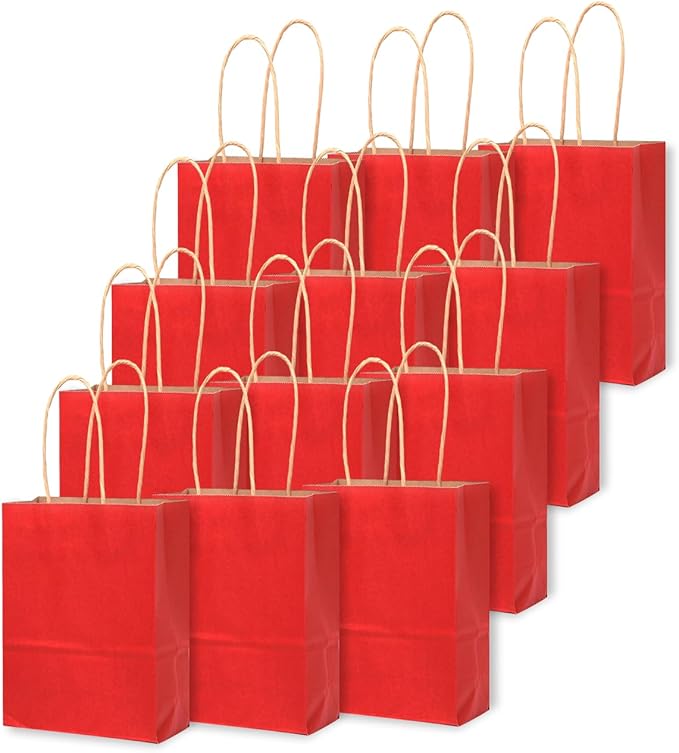 qiqee 24 Pcs Wine Mini Paper Gift Bags - Image 3
