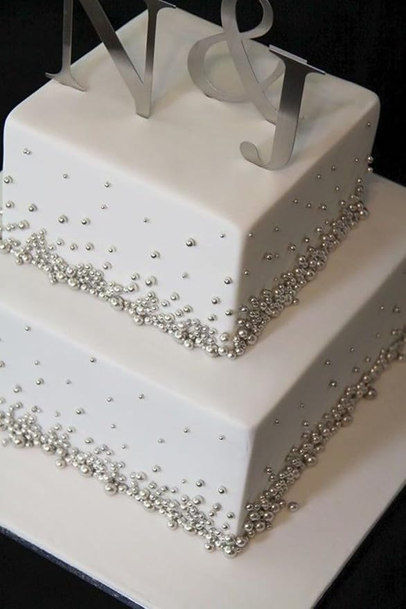 4 in 1 Super Silver Pearl Sugar Sprinkles 6 oz, 4 sizes Candy Pearls Ideal - Image 6