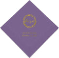 Weddingstar Personalized Printed Paper Napkins 3-Ply 50 Pack by WEDDINGSTAR