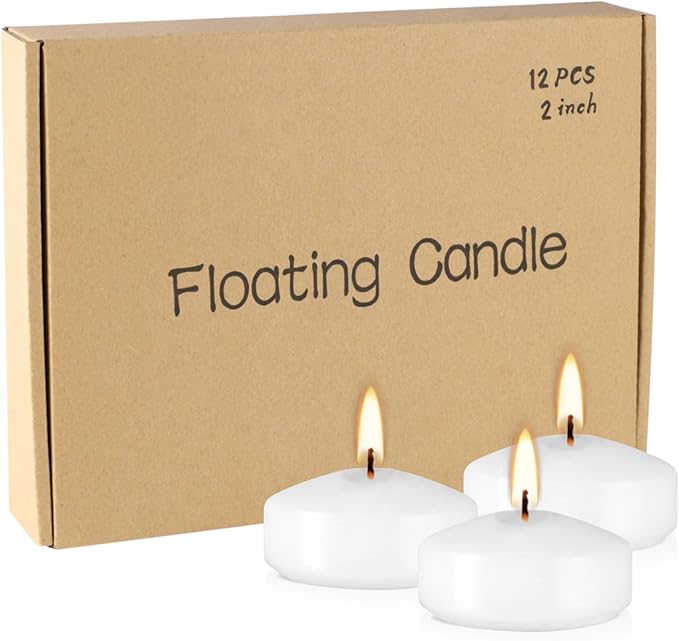 12 pcs Floating Candles, Smoke-Free and odorless, Burning continuously - Image 4