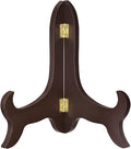 uxcell 8" Easel Plate Holder, Wooden Folding Display Stand Brown by uxcell