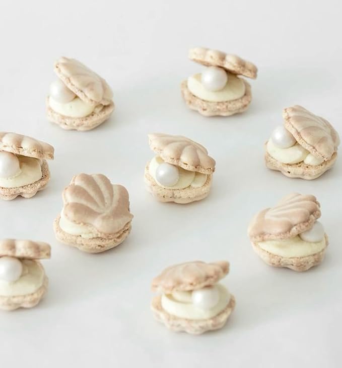 Edible White Pearl Sugar Sprinkles 3.53 oz, 14mm Candy Pearls Ideal - Image 5
