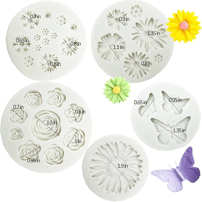 Flower Silicone Fondant Molds - Image 3