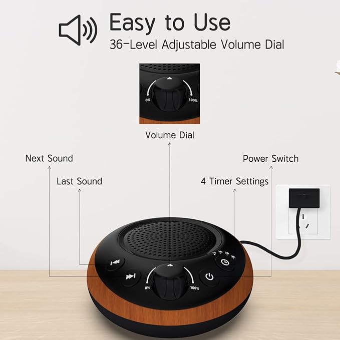 Sound Brown Noise Machine White Noise Machine Nonstop 30 Soothing Sounds Sound - Image 3