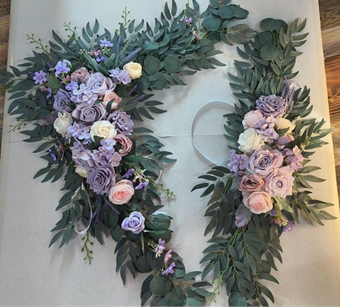 Wedding Arch Flowers with Drapes Kit - Image 9