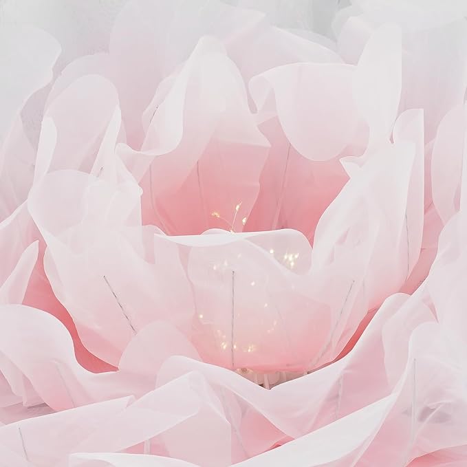 Wedding Giant Electric Artificial Flower, Auto Blooming Artificial Flowers - Image 3