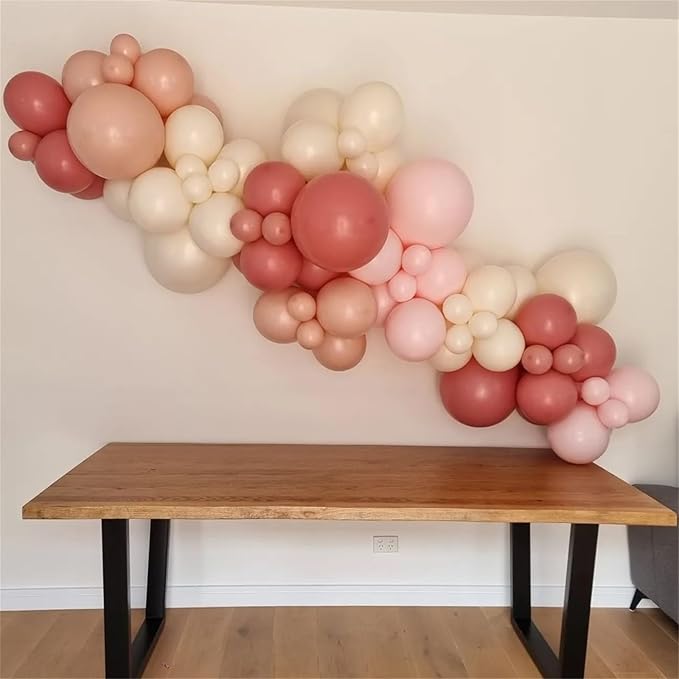 Dusty Pink and Beige Balloons - Image 7