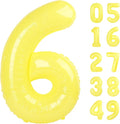 2026 number balloon Yellow Macaron by Upgesy