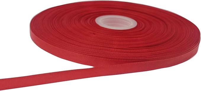 Jesep One Roll 100 Yards 3/8" Soild Grosgrain Ribbon Boutique Gift Wrapping by JESEP+YONG