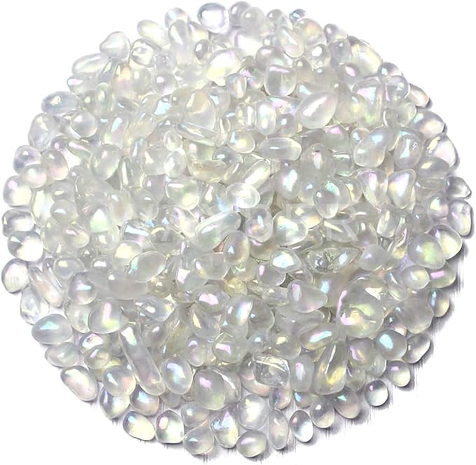 WAYBER 1Lb/460g Irregular Sea Glass Stones Artificial Crystal Gem Pebbles by WAYBER