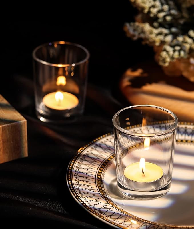 LETINE 72-Pack Votive Candle Holders Designed - Image 7
