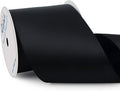 Ribbli Black Double Faced Satin Ribbon, 3” x Continuous 10 Yards, Use by Ribbli