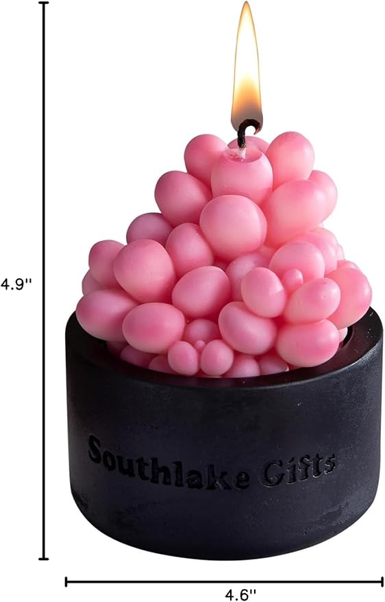 Pink Moonstones Succulent Scented Candle - Image 8