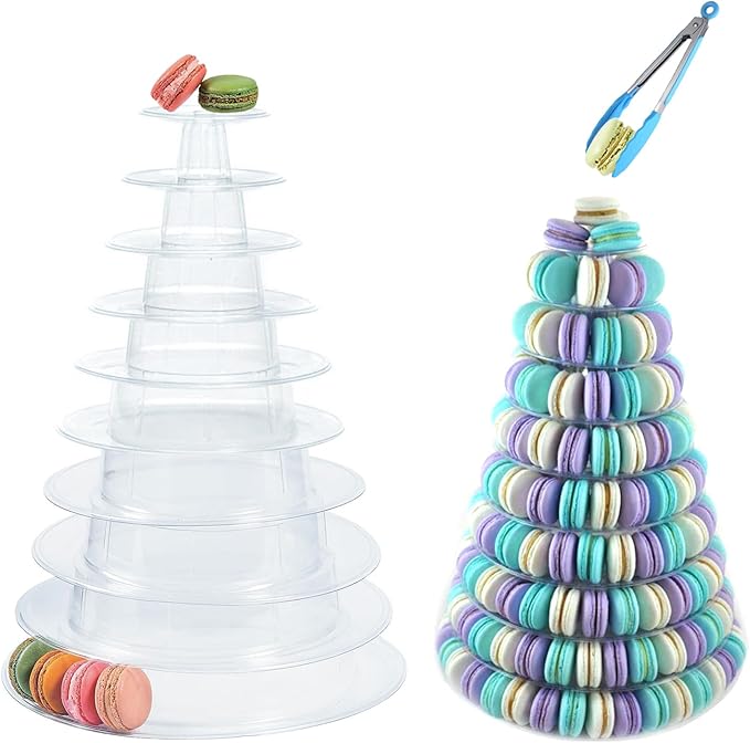10 Tiers Macaron Tower Stand, Macaroon Tower Stand by Ufurty