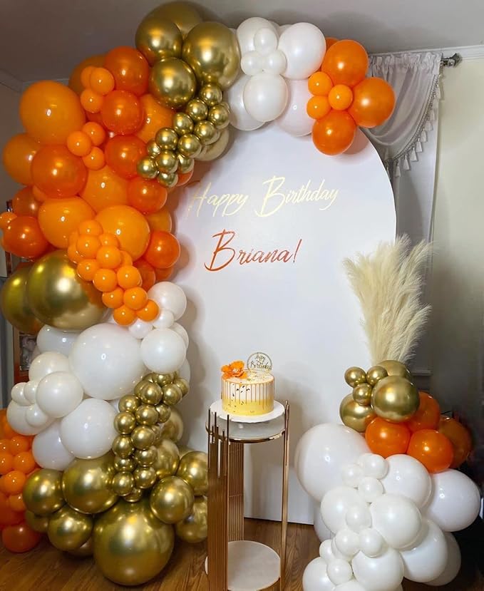 Bezente Orange Balloons Latex Party Balloons - Image 7