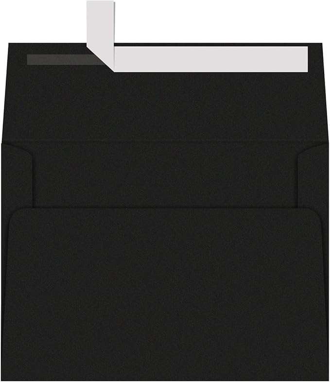 100 Pack A2 Black Envelopes Self Sealing Adhesive Perfect - Image 6