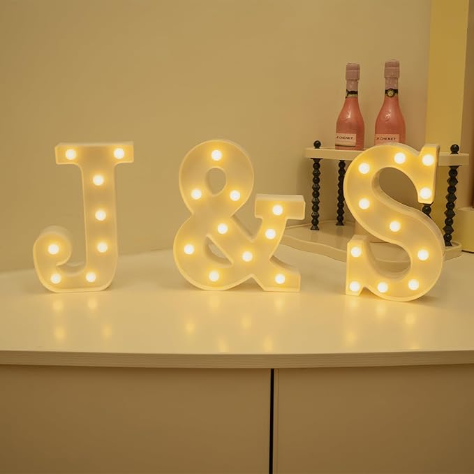 Foaky Rechargeable LED Letter Lights Sign Marquee Light Up Letters Sign - Image 4