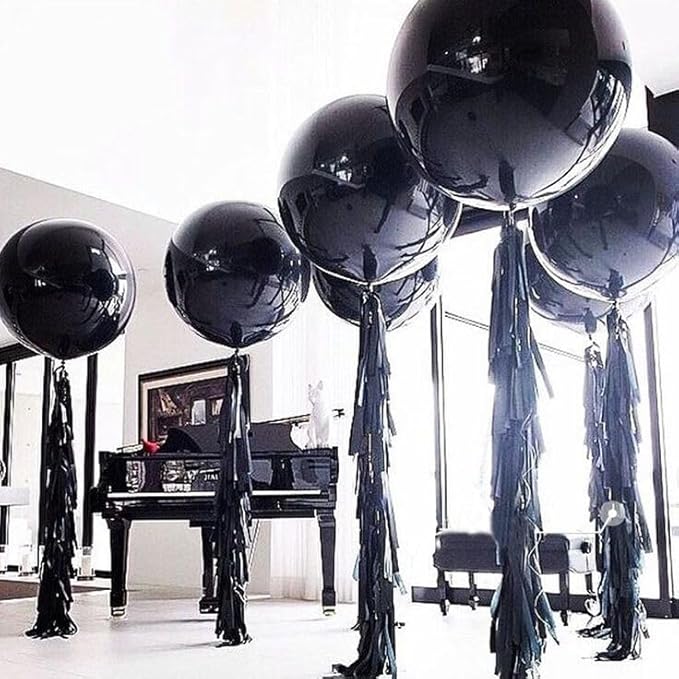 Bezente Black Giant Balloons 36 Inch - Image 7