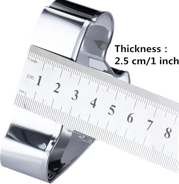 Large Size Dress Shaped Cookie Cutter, Stainless Steel Off-the-shoulder Wedding - Image 4