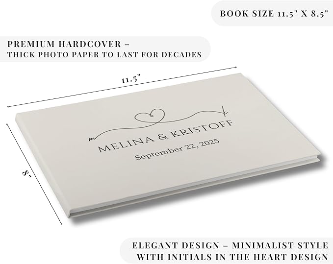 Wedding Guest Book – Personalized Polaroid Guest Book - Image 6