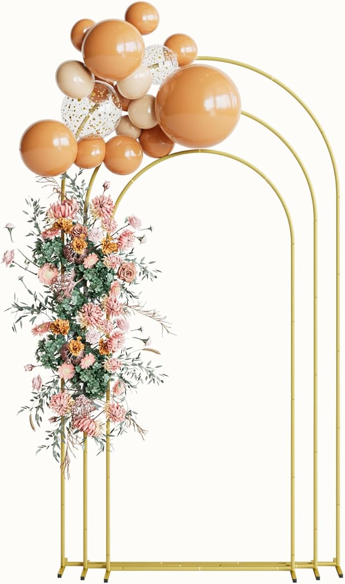 Wedding Arch Set of 3, Balloon Arch Stand Wedding Frame by Aienvey
