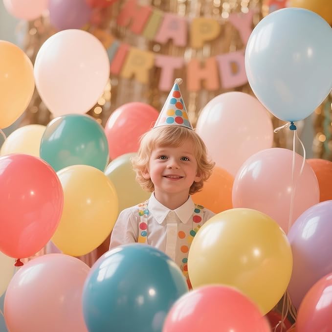 110pcs Pastel Balloons 12 Inch, Pastel color balloons Assorted Latex Ballons - Image 6