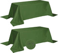 Fokitut 2 Pack Waterproof Rectangle Tablecloth, 90x156 Inch, Stain Resistant by BalsaCircle