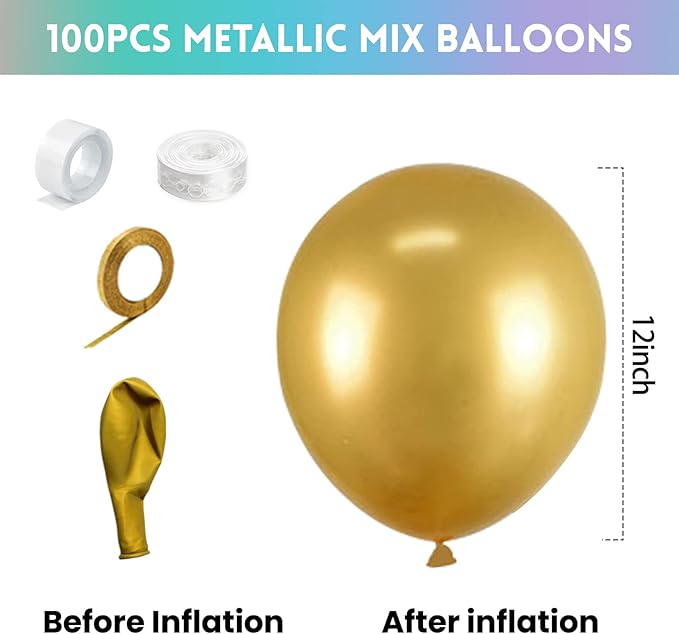 Colorful Party Balloons 12inch - Image 2