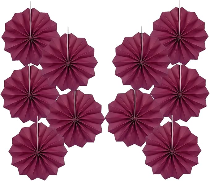 Red Party Decorations, Paper Decorations by BARTHEW