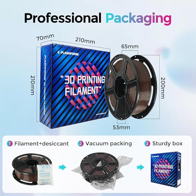 FLASHFORGE Rapid PLA Filament 1.75mm, High Flow Speedy 3D Printer Filament - Image 6