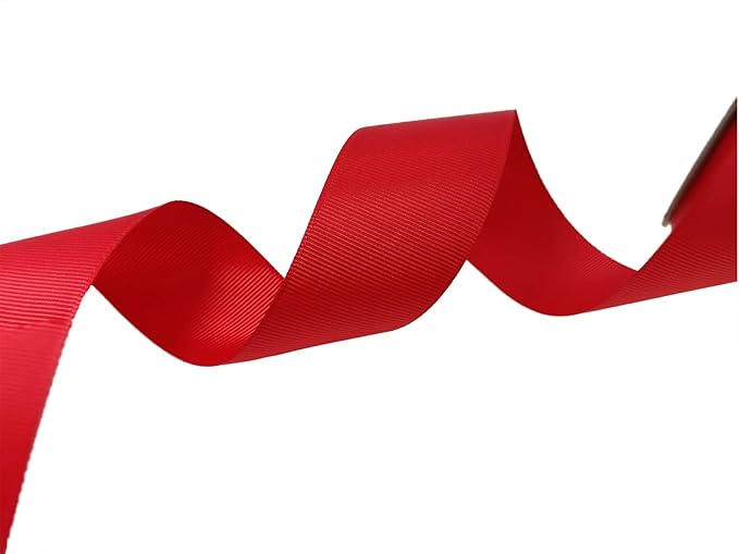 Jesep One Roll 50 Yards Soild Grosgrain Ribbon Boutique Gift Wrapping Package - Image 3