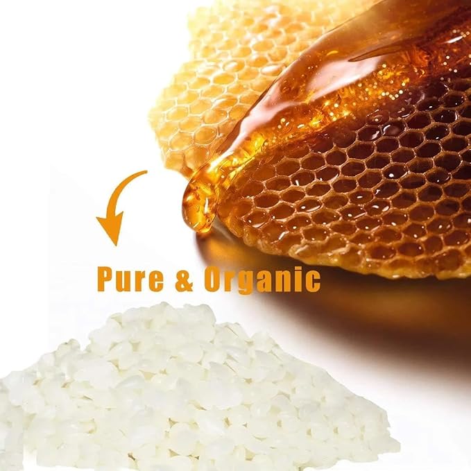 5-lb Pure White Beeswax pellets - Image 6