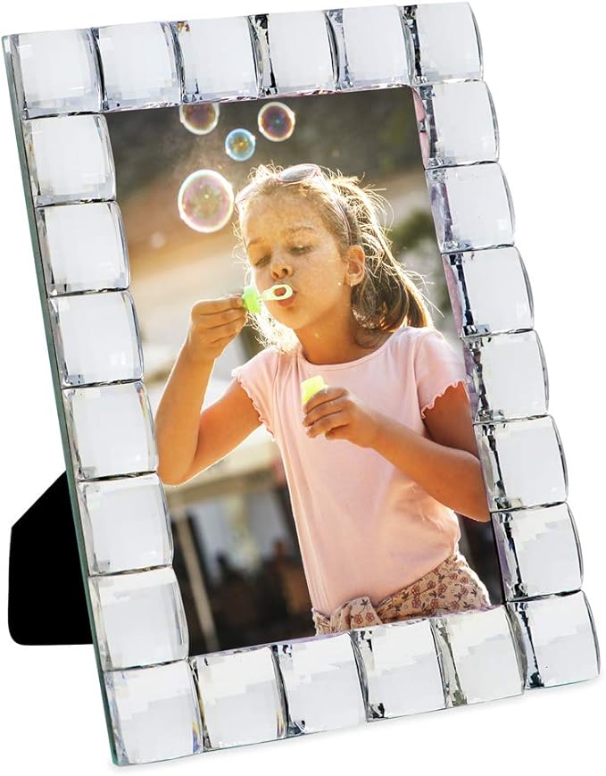 Isaac Jacobs Decorative Sparkling Jewel Picture Frame, Photo Display & Home - Image 5